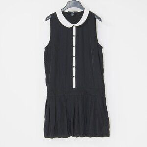 Black Peter Pan Collar Dress – Wednesday Addams Style – XX1– Size S